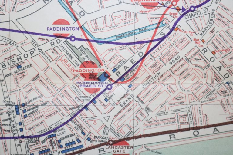 London Underground Map Stephanie Connell Art Antiques