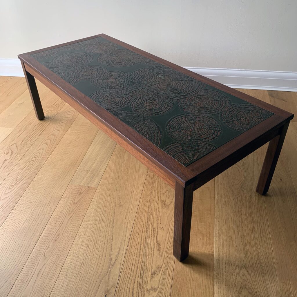 A Danish style vintage coffee table, c. 1960s/ 1970s